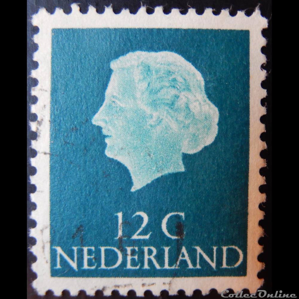 Pays-Bas 00600A reine Juliana 12c de 1954 2 timbre europe pays bas 00600a reine juliana 12c de 1954