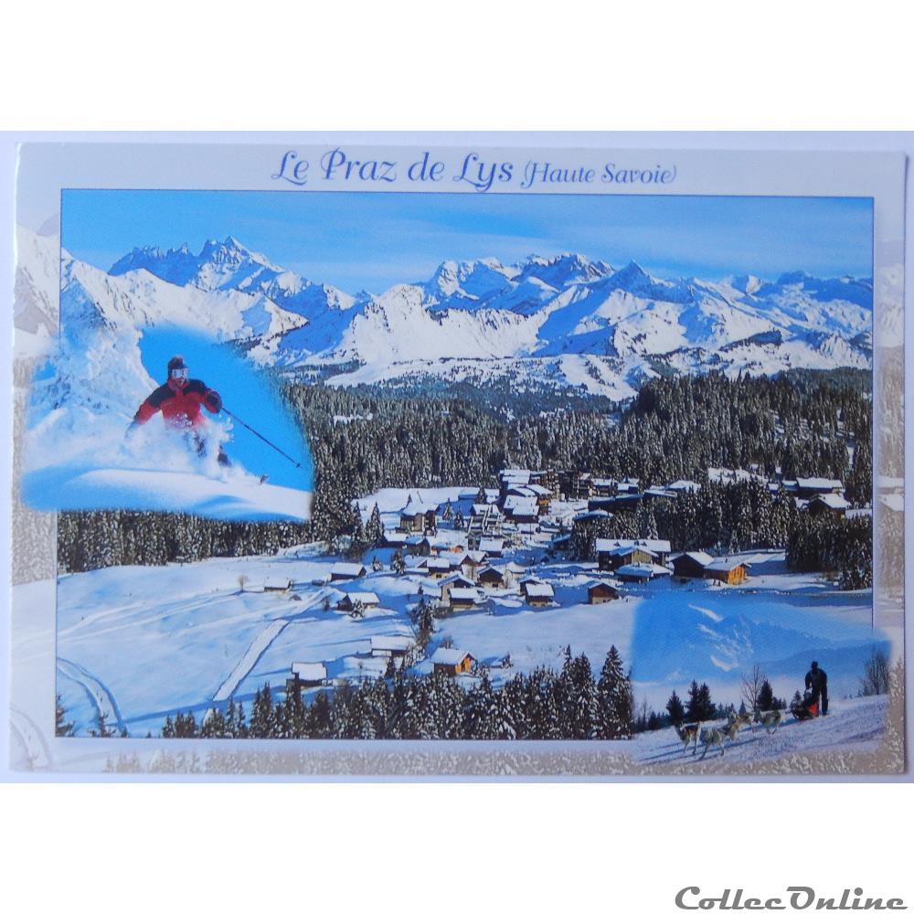 carte postale france rhone alpe cp de haute savoie le praz de lys