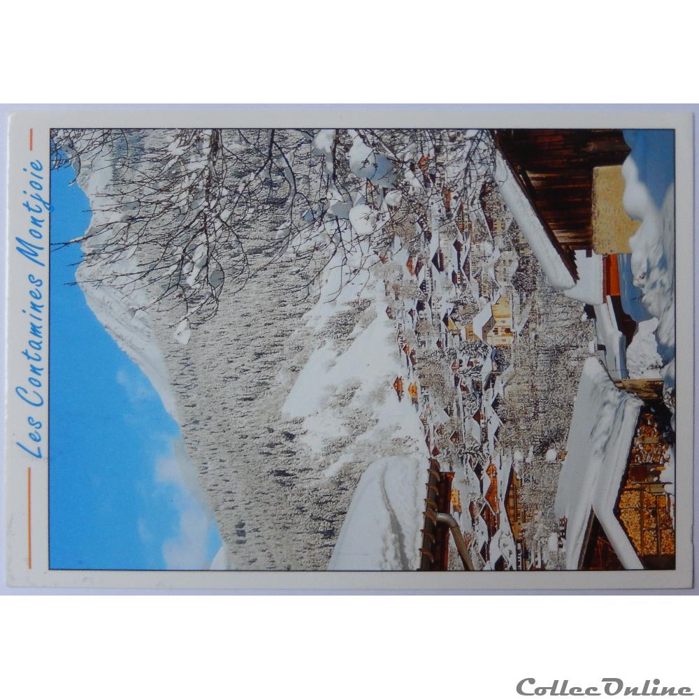 carte postale france rhone alpe cp de haute savoie les contamines montjoie