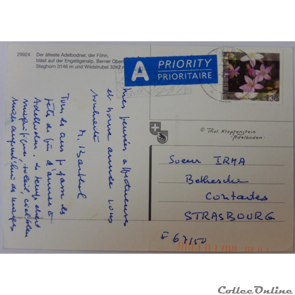 CP de Suisse, Berne, Les Alpes Bernoise carte postale europe provence cote azur cp de suisse berne les alpes bernoise