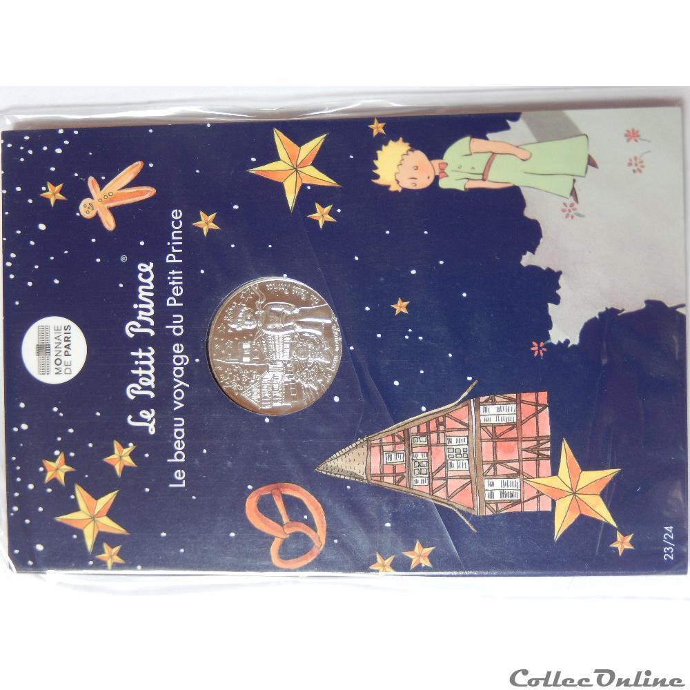 10 euros, le beau voyage du Petit Prince, au marché de noël 2 monnaie france turquie 10 euros le beau voyage du petit prince au marche de noel