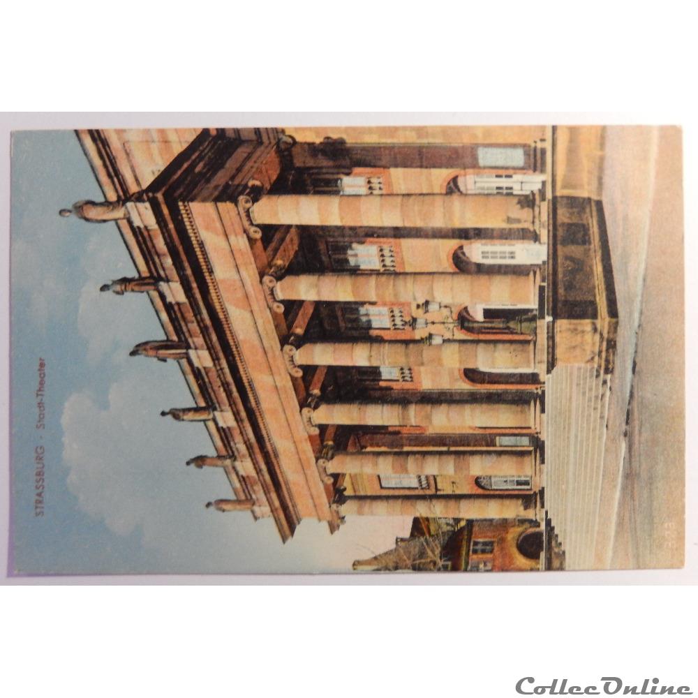 CPA de Strasbourg, le Théatre, Bas-Rhin carte postale france alsace cpa de strasbourg le theatre bas rhin