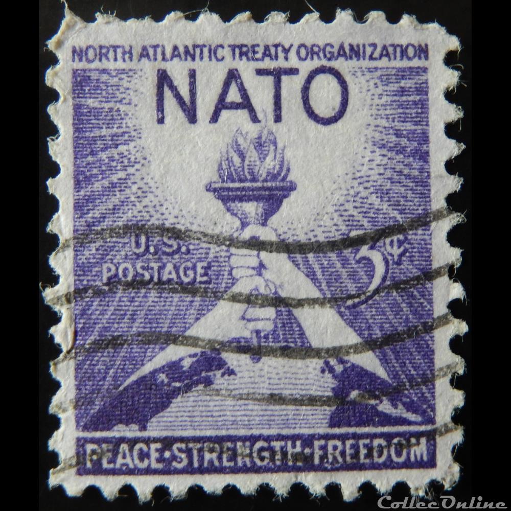 Etats Unis 00559 troche de la liberté et du globe 3c de 1952 timbre amerique etats unis 00559 troche de la liberte et du globe 3c de 1952