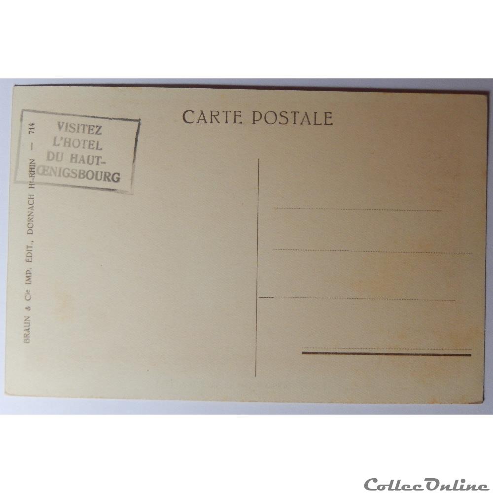 carte postale france alsace cpa du haut koenigsbourg salle des fetes haut rhin