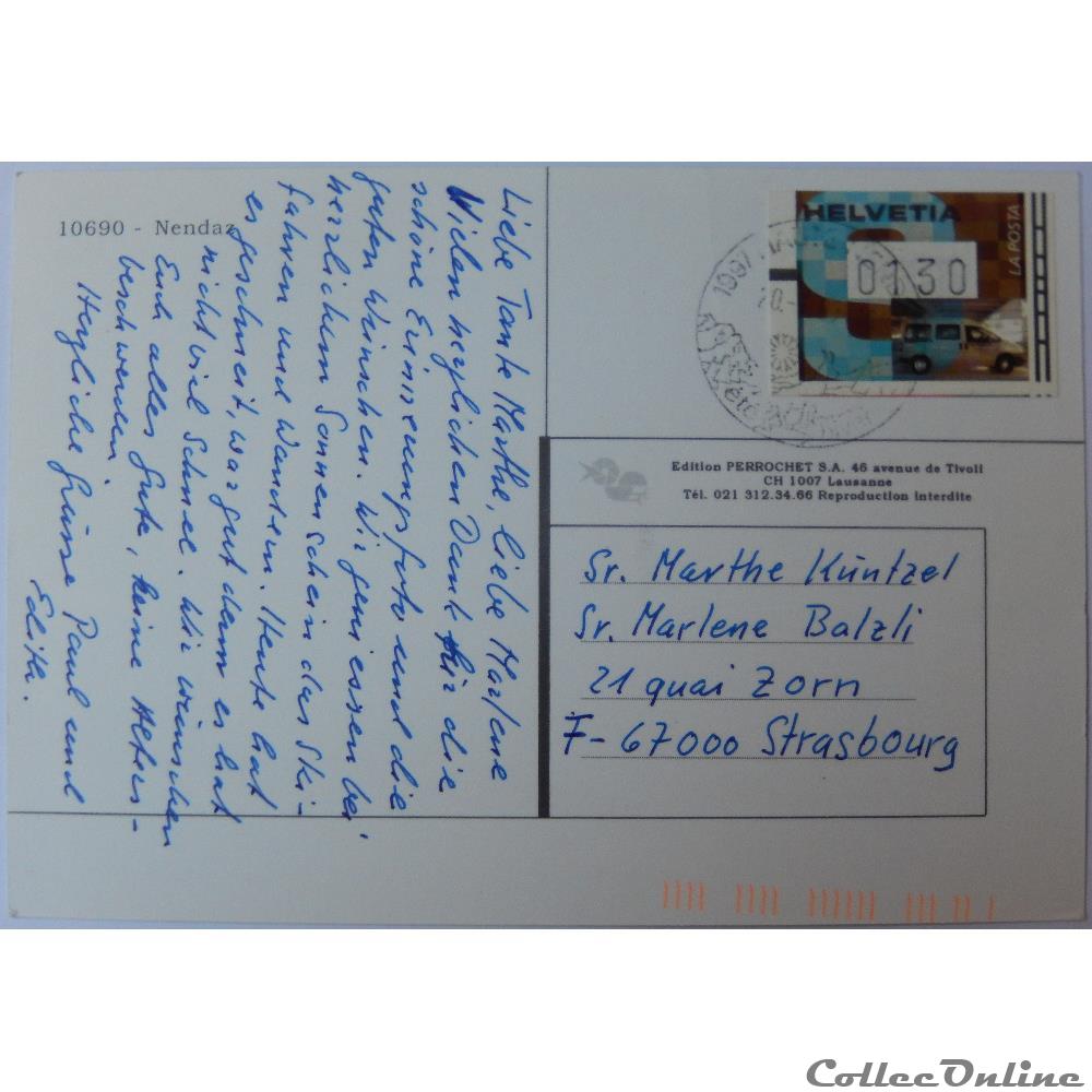 carte postale europe provence cote azur cp de suisse le valais nendaz