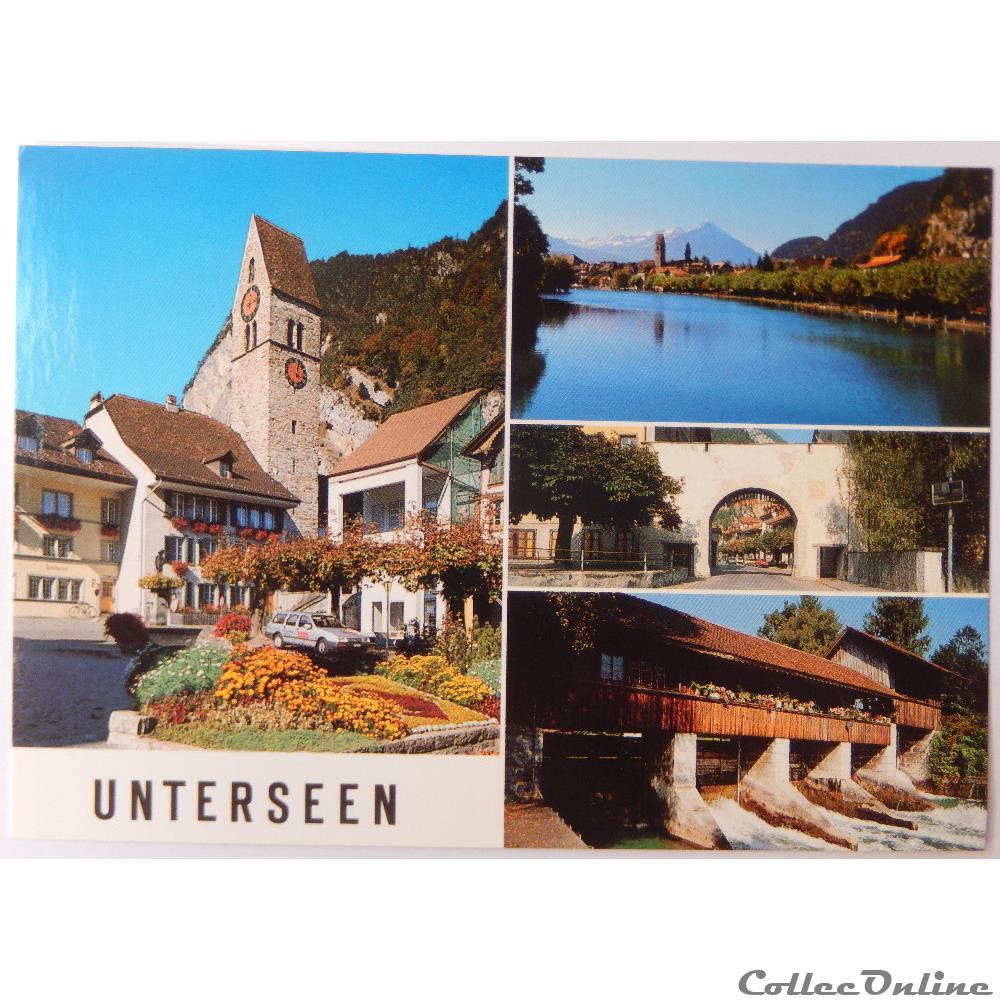CP de Suisse, Berne, Unterseen carte postale europe centre cp de suisse berne unterseen