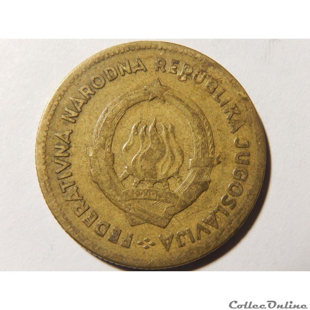 Yougoslavie, 50 dinara de 1955 2 monnaie monde yougoslavie 50 dinara de 1955