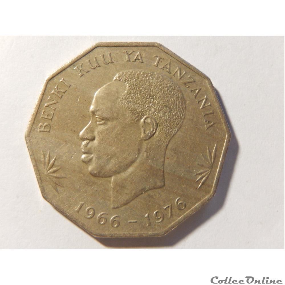 5 shilingi de 1976 2 monnaie monde tanzanie 5 shilingi de 1976