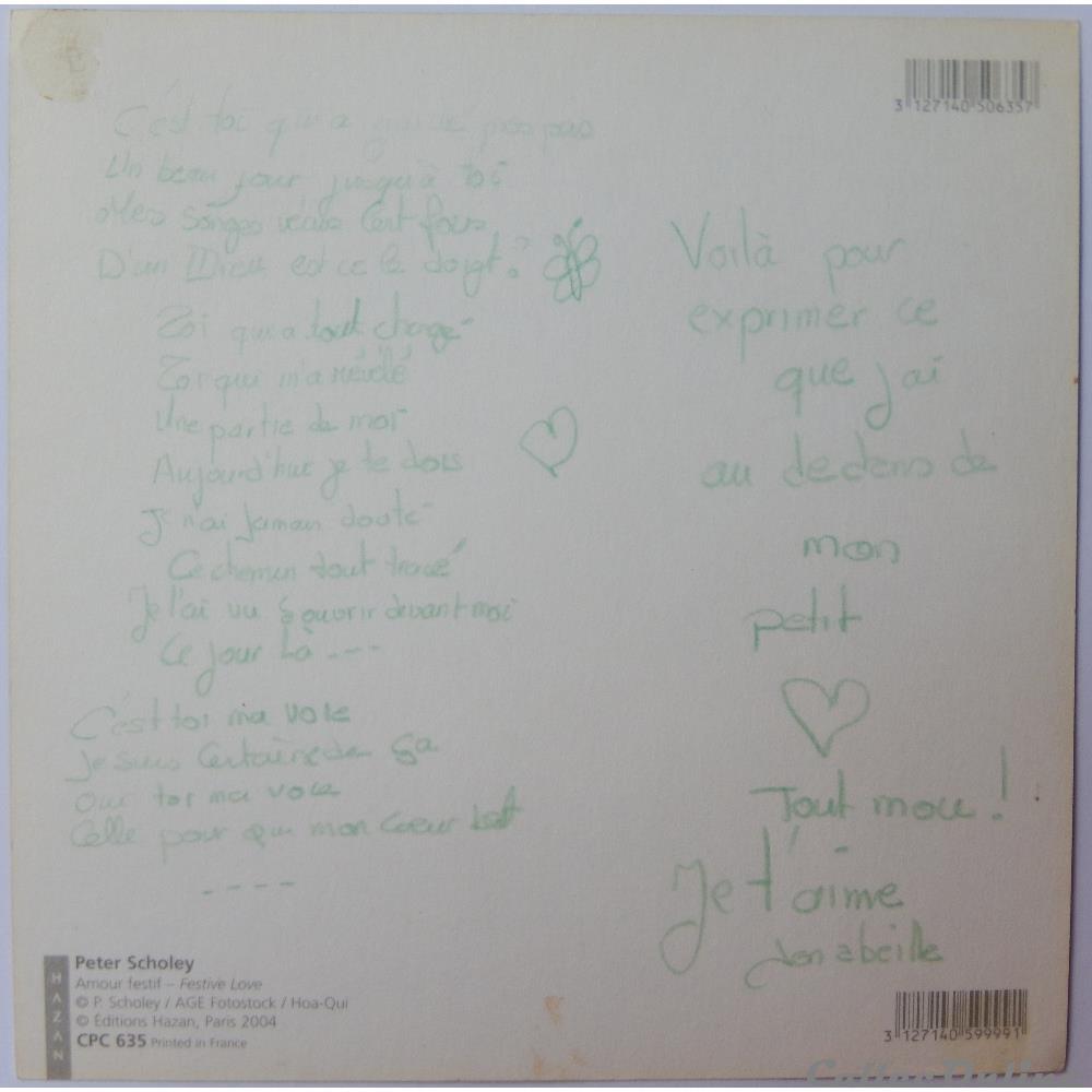 carte postale basse normandie cp coeur