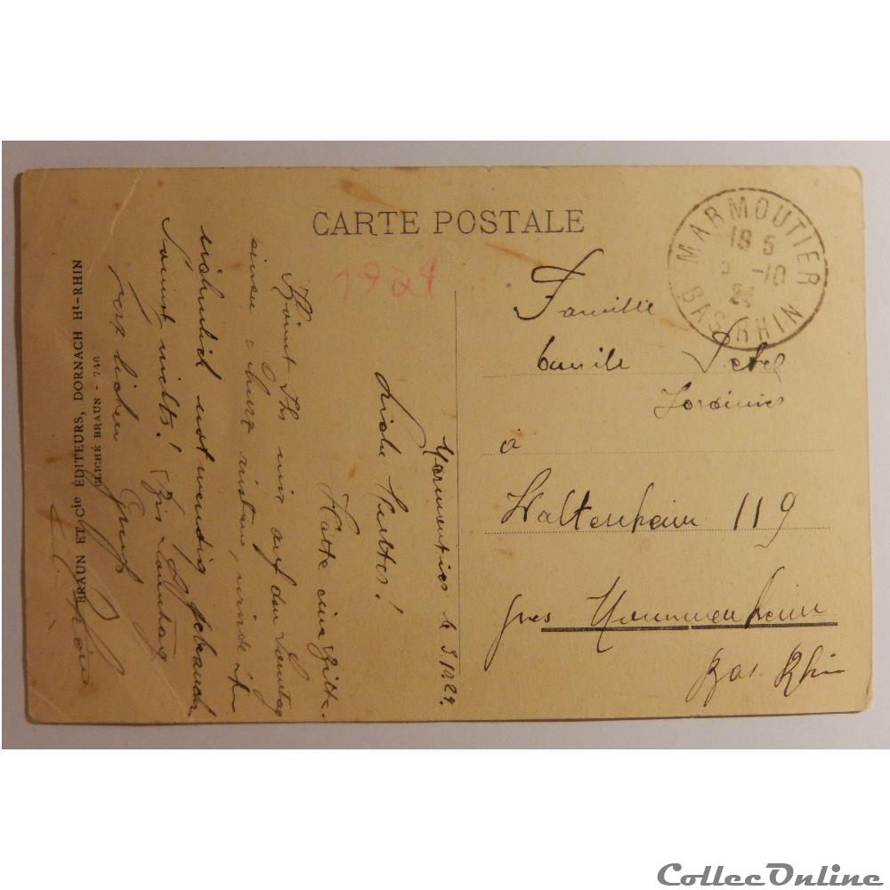 CPA de Marmoutier, l'Eglise abbatiale, Bas-Rhin carte postale france alsace cpa de marmoutier eglise abbatiale bas rhin