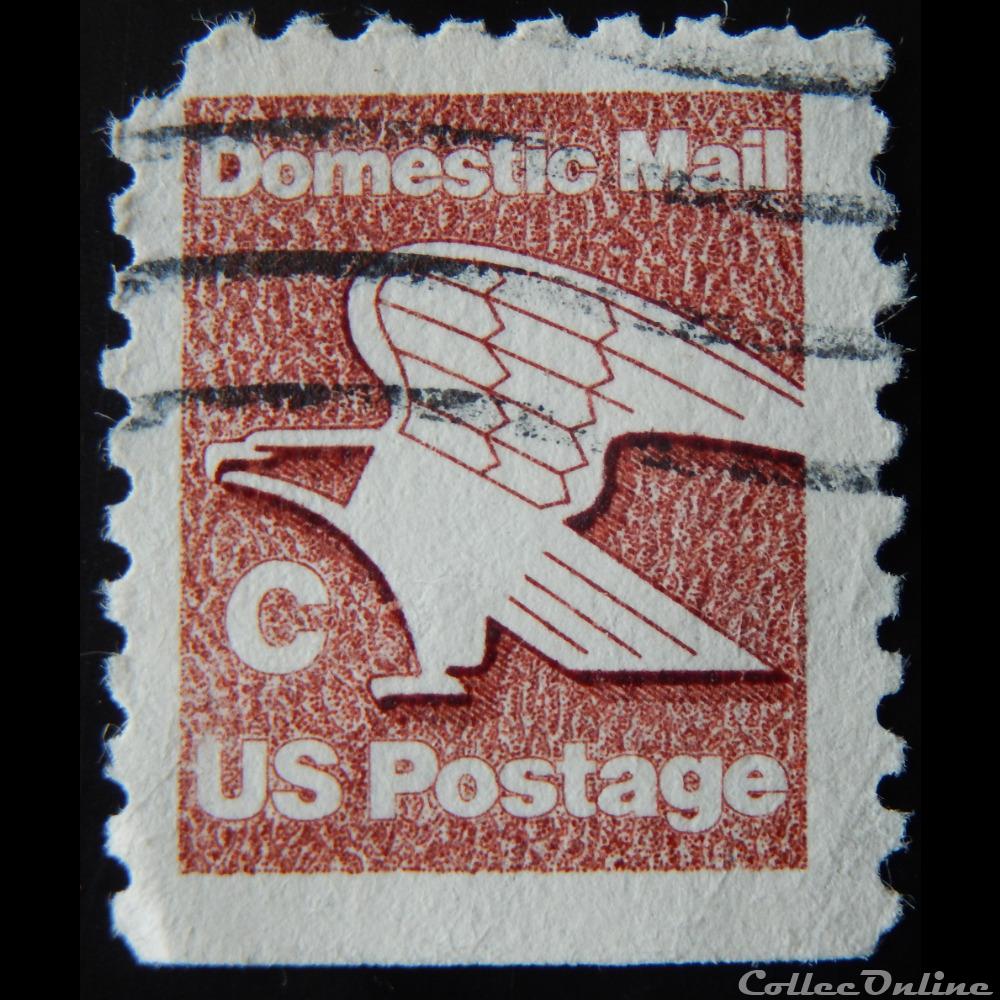 Etats Unis 01355B Aigle valeur C de 1981 timbre amerique etats unis 01355b aigle valeur c de 1981