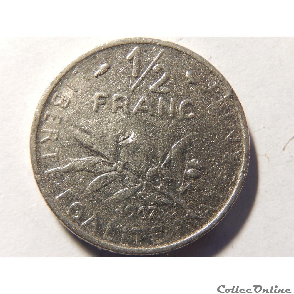 50 centimes Semeuse 1967 monnaie france moderne 50 centimes semeuse 1967