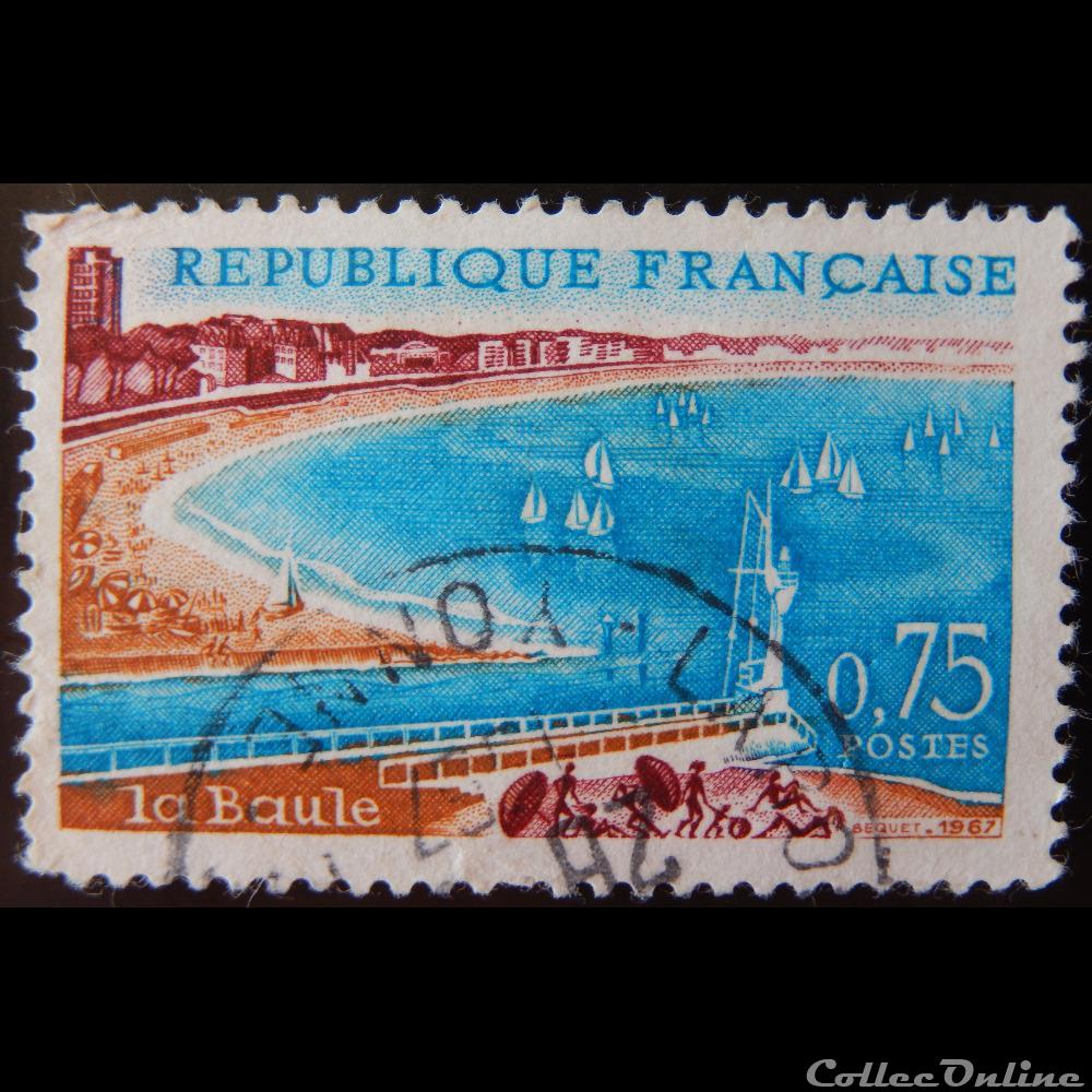 01502 La Baule 0.75F timbre france 01502 la baule 0 75f