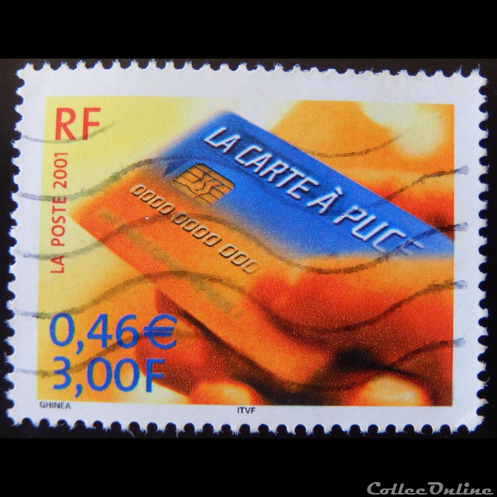 03426 Sciences La carte à puce 0,46 € - 3F timbre france 03426 sciences la carte a puce 0 46 3f