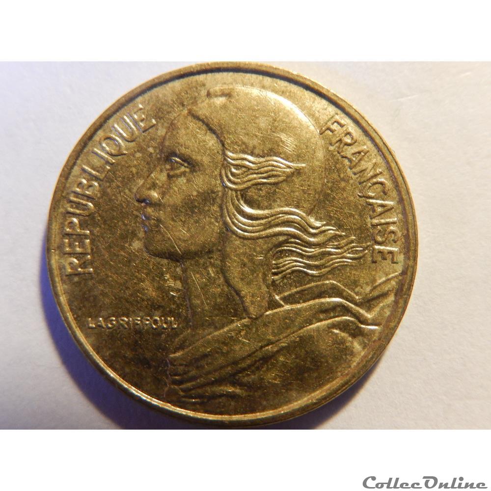 5 centimes Marianne 1996 4 plis 2 monnaie france moderne 5 centimes marianne 1996 4 plis