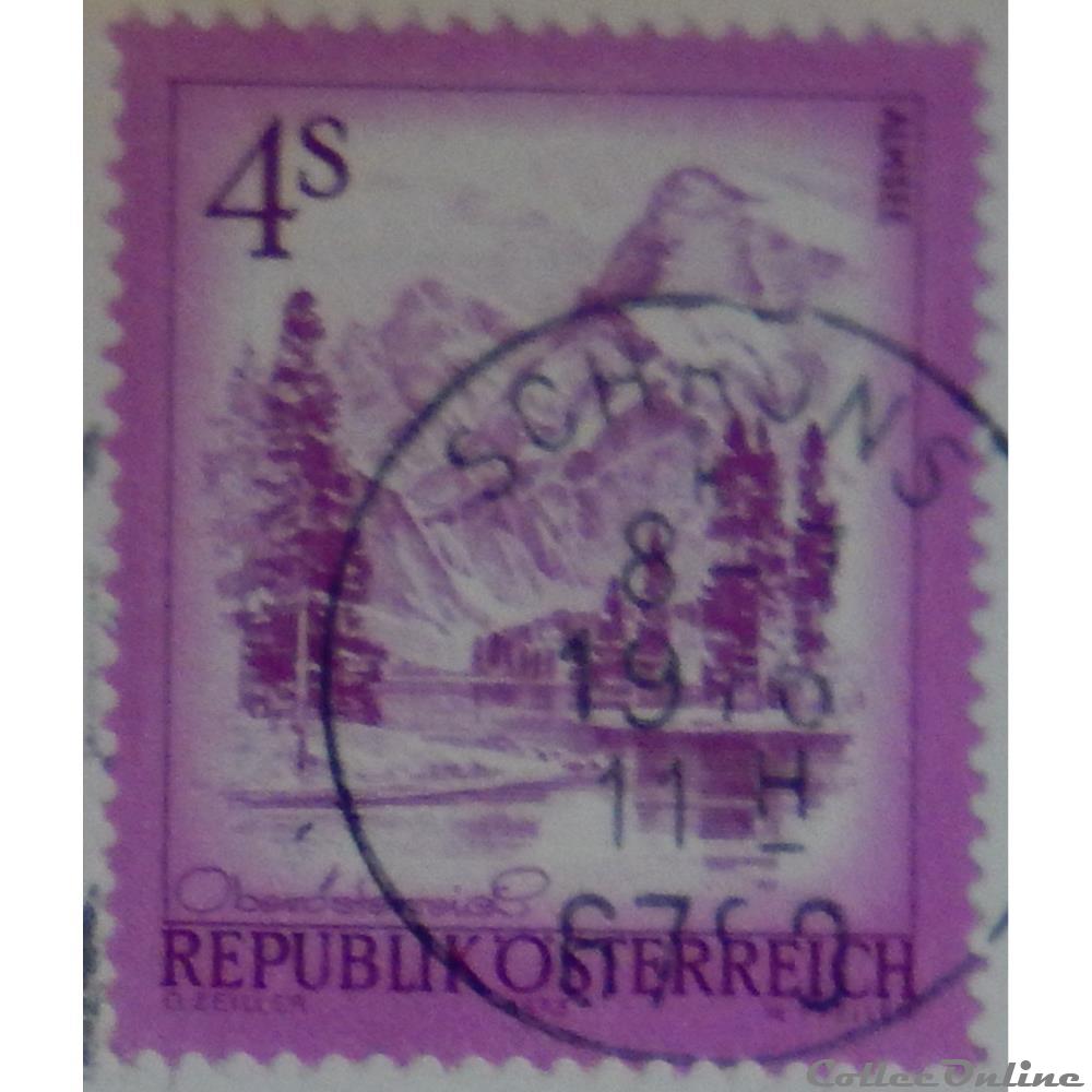 timbre europe autriche 01259 almsee haute autriche 4s de 1973