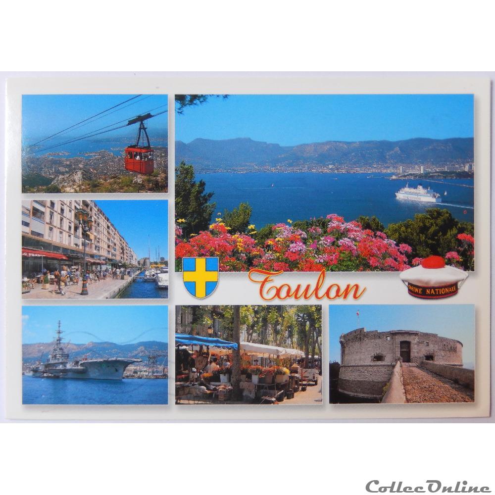 CP du Var, Toulon carte postale france provence cote azur cp du var toulon