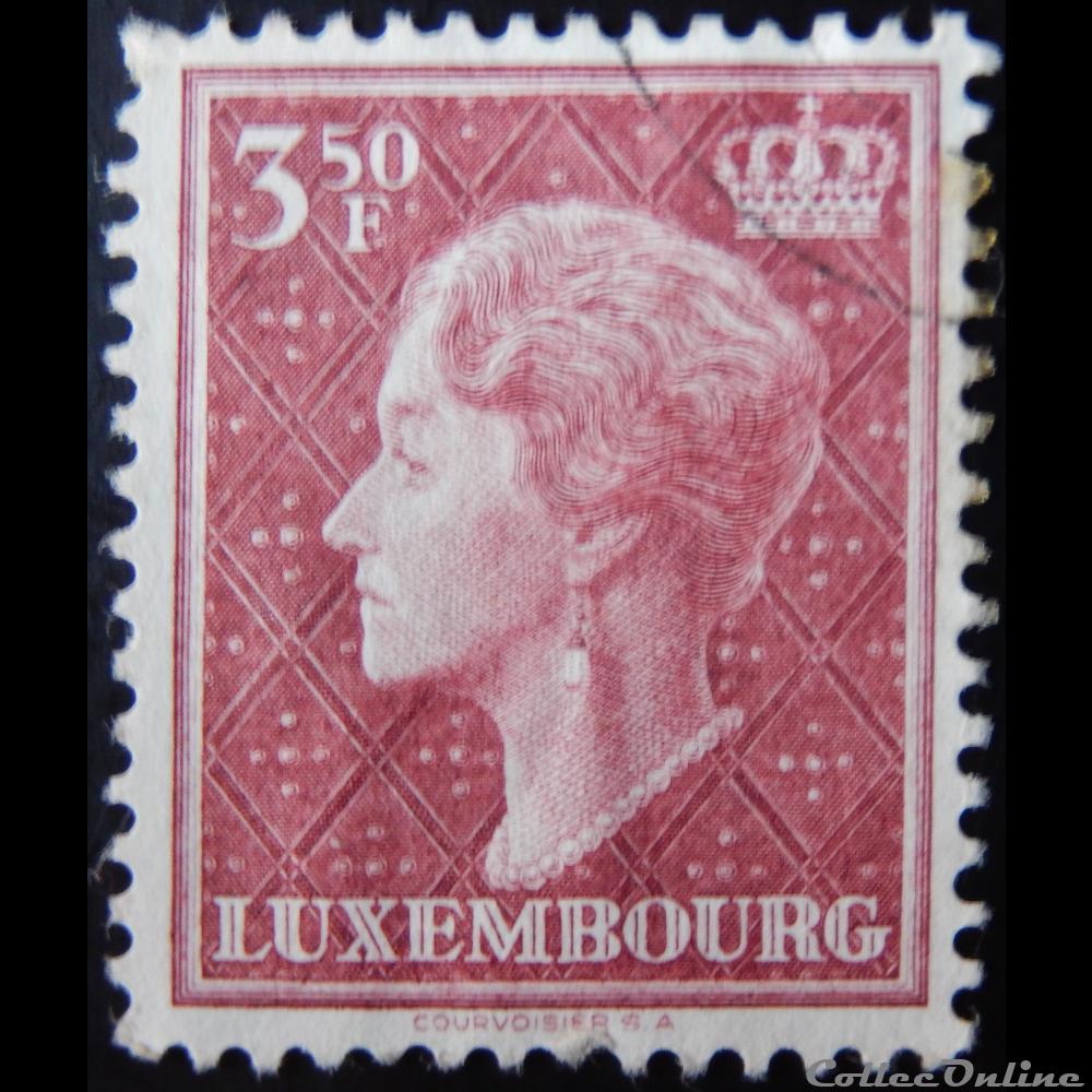 Luxembourg 00421C Grande Duchesse Charlotte 3.50F de 1951 timbre europe luxembourg 00421c grande duchesse charlotte 3 50f de 1951