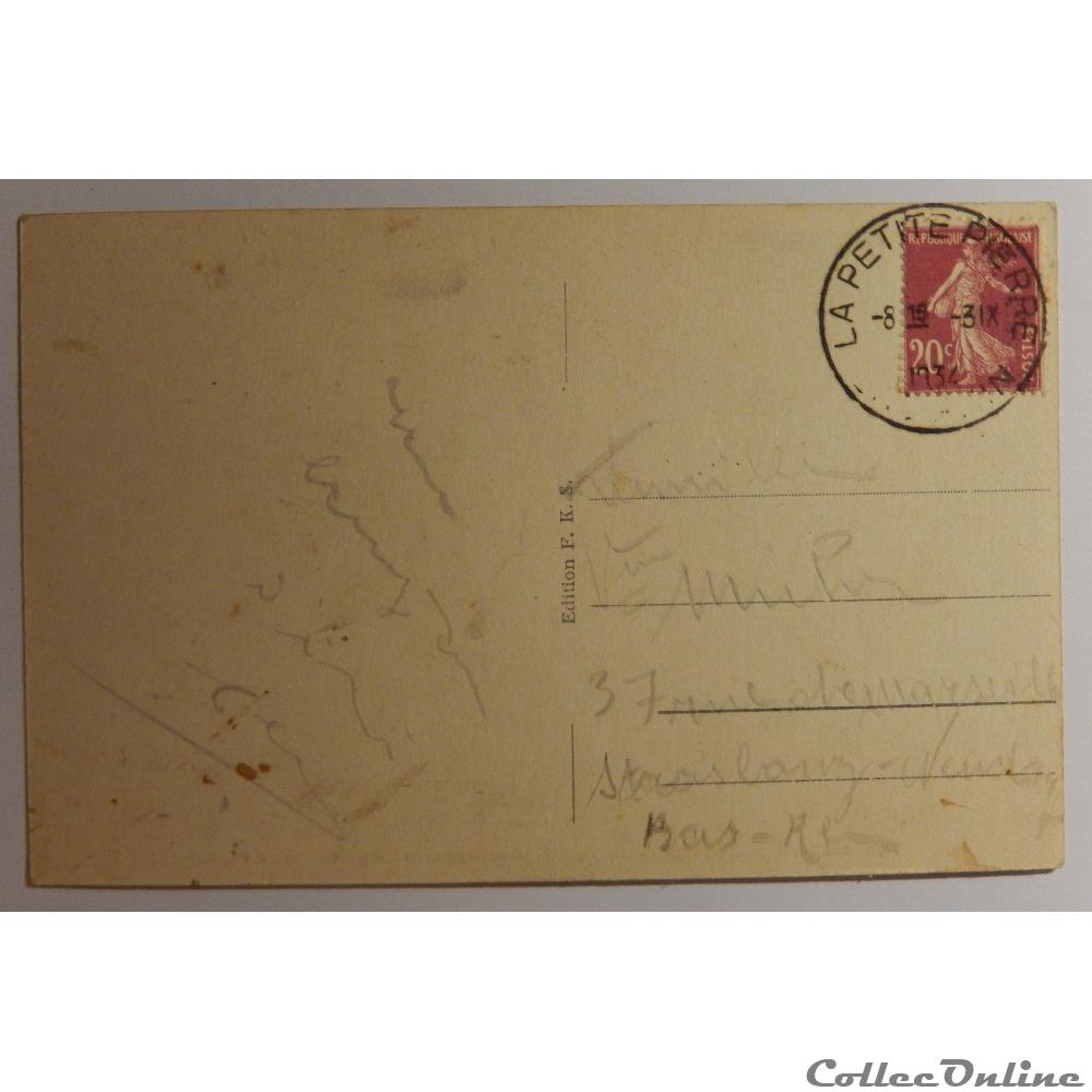 carte postale france alsace cpa de frohmuhl bas rhin