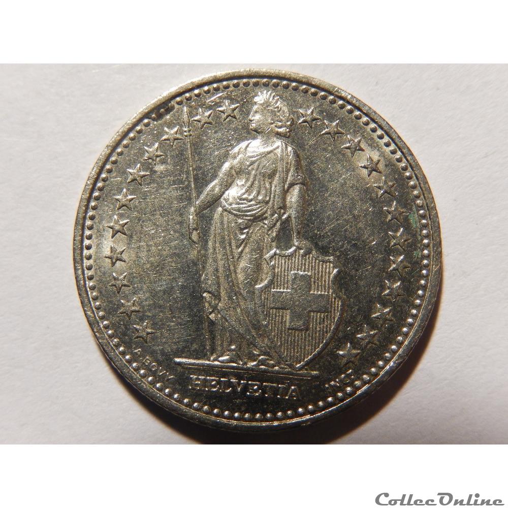 monnaie monde suisse 50 centimes 1996