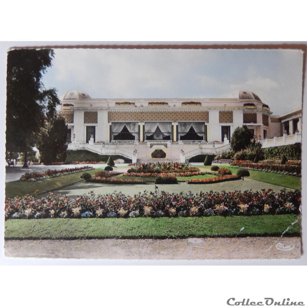 carte postale france lorraine cpa des vosges vittel le casino