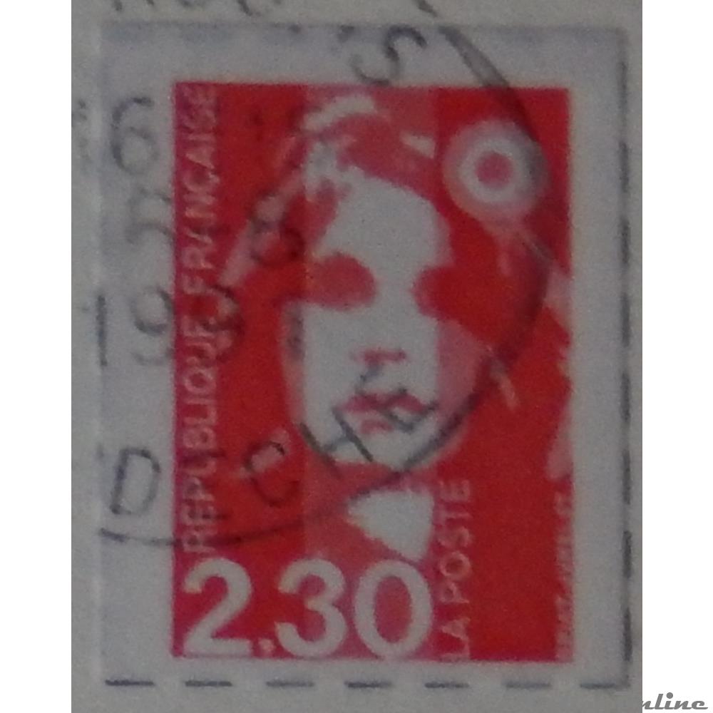 AA00001 Marianne de Briat rouge 2.30F de 1990 2 timbre france aa00001 marianne de briat rouge 2 30f de 1990
