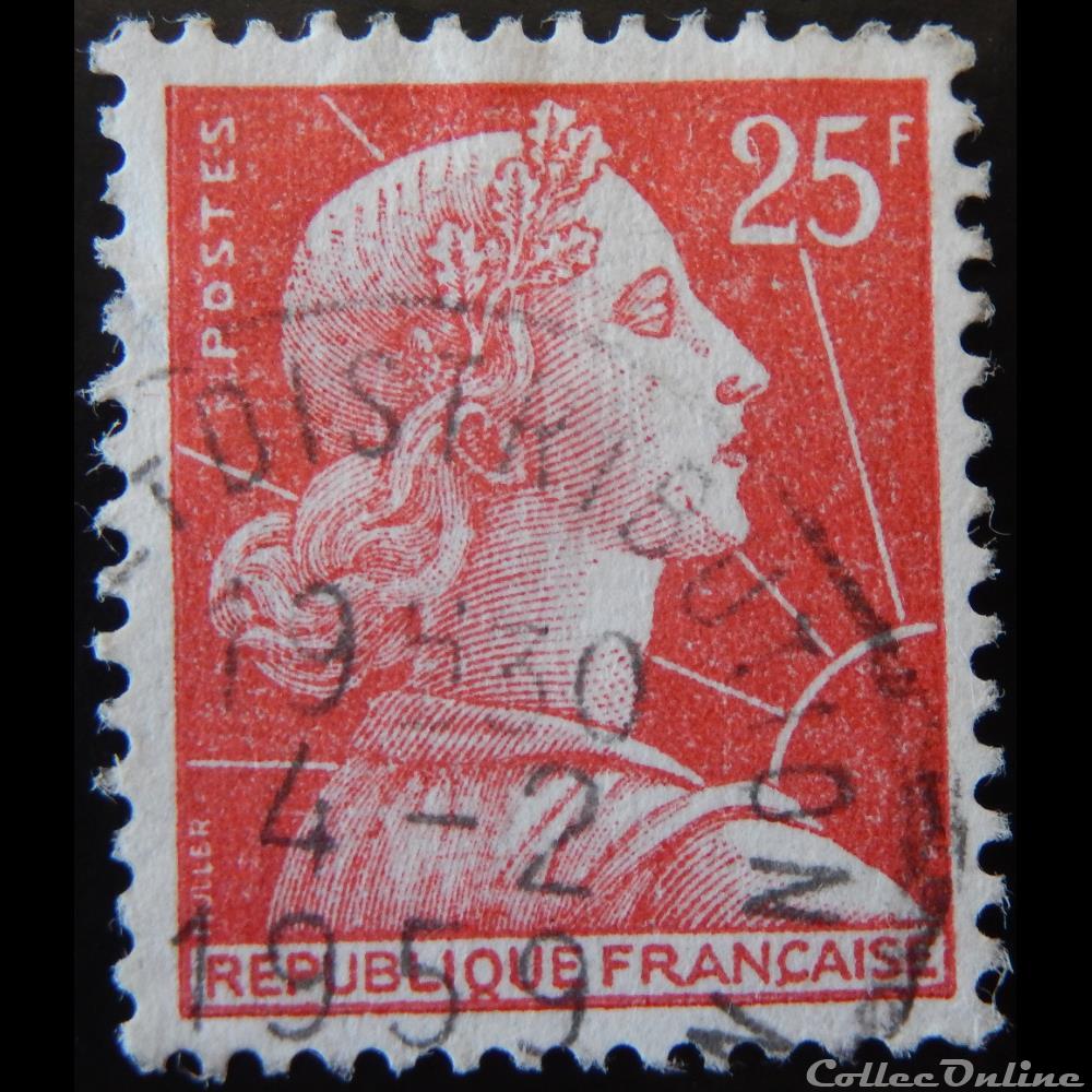 01011C Marianne de Muller, 25 F rouge - Stamps - Europe - France