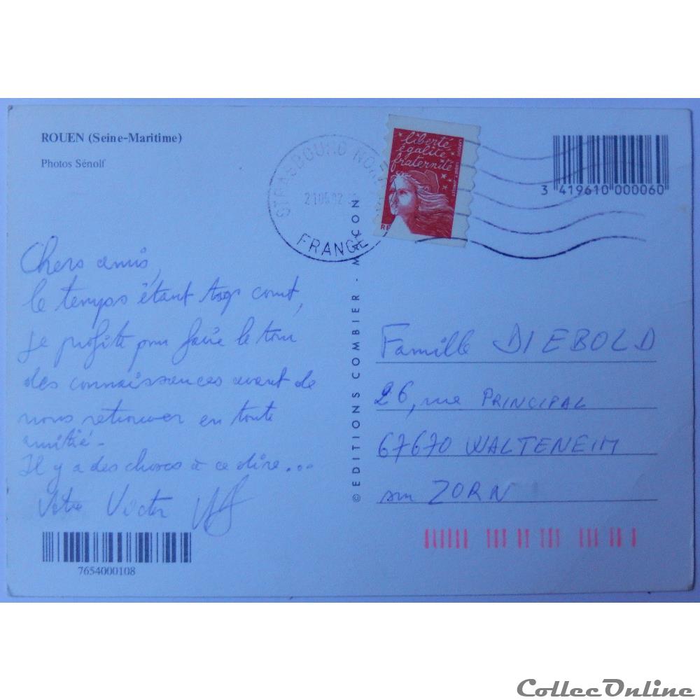 carte postale france haute normandie cp de seine maritime rouen