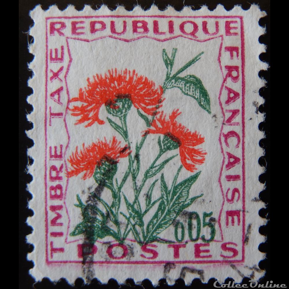 TT0095 0.05F lilas rose rouge et vert timbre france tt0095 0 05f lilas rose rouge et vert