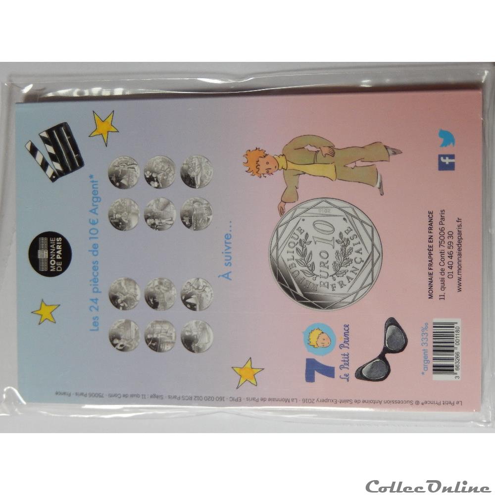 monnaie france moderne 10 euros le beau voyage du petit prince fait du cinema