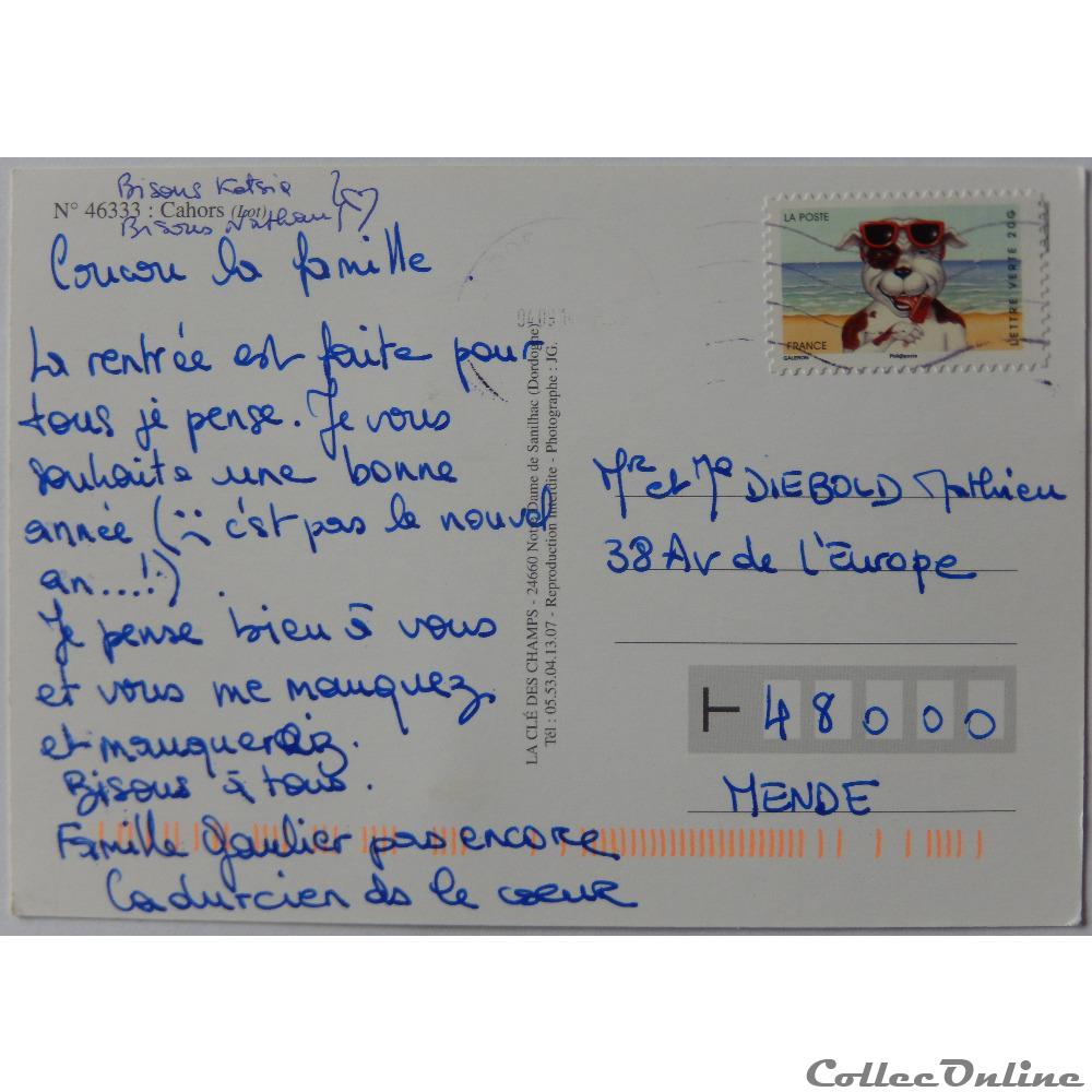 CP du Lot, Cahors carte postale france midi pyrenee cp du lot cahors