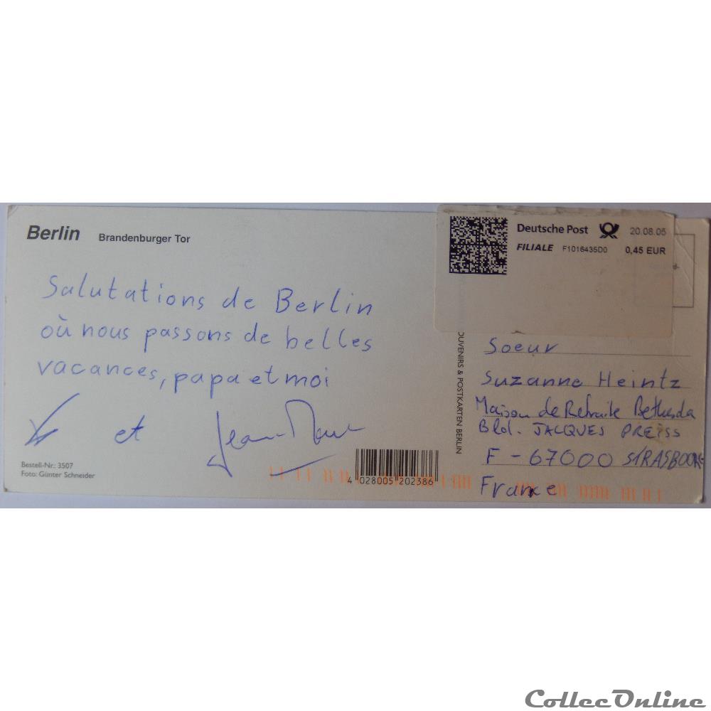 CP d'Allemagne, Berlin carte postale europe rhone alpe cp allemagne berlin