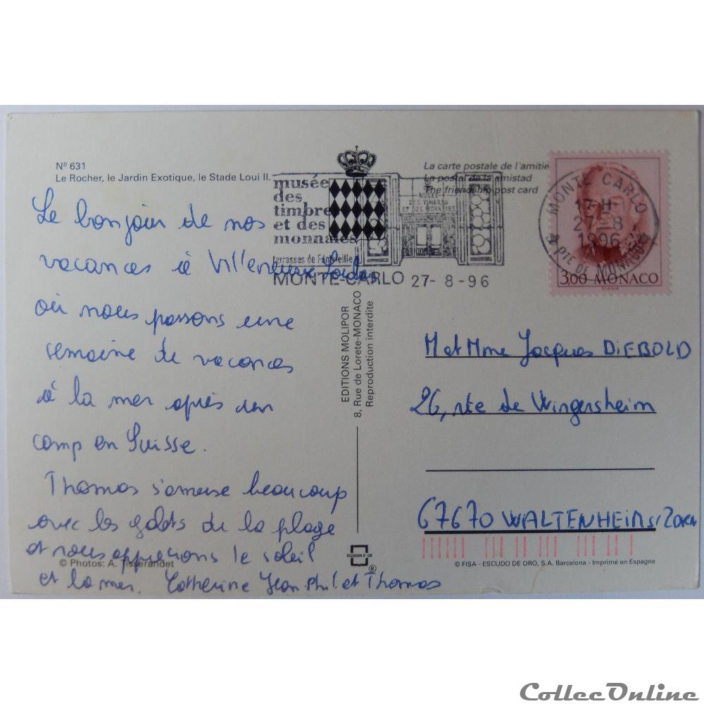 CP de la principauté de Monaco, Monaco carte postale europe bretagne cp de la principaute de monaco monaco