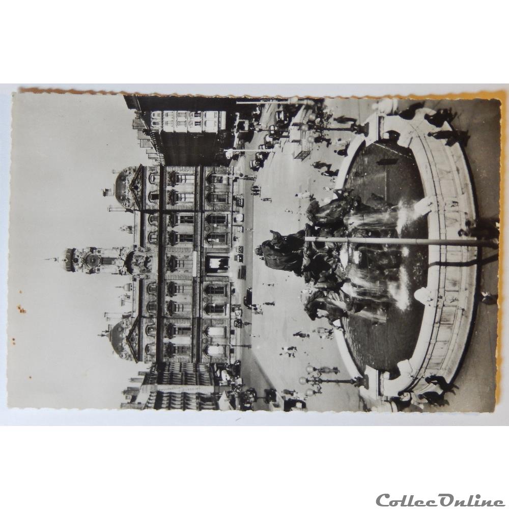 carte postale france alpe cpa du rhone lyon place des terreaux