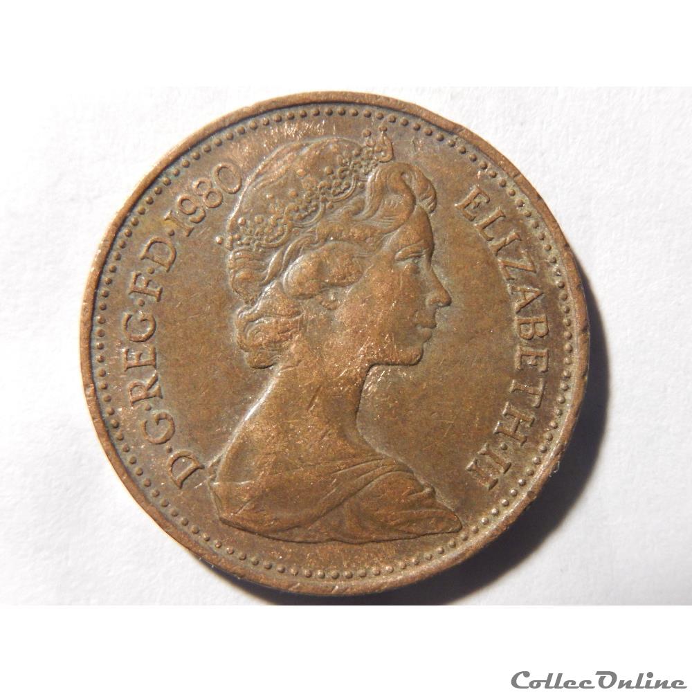 monnaie monde royaume uni 1 new penny de 1980