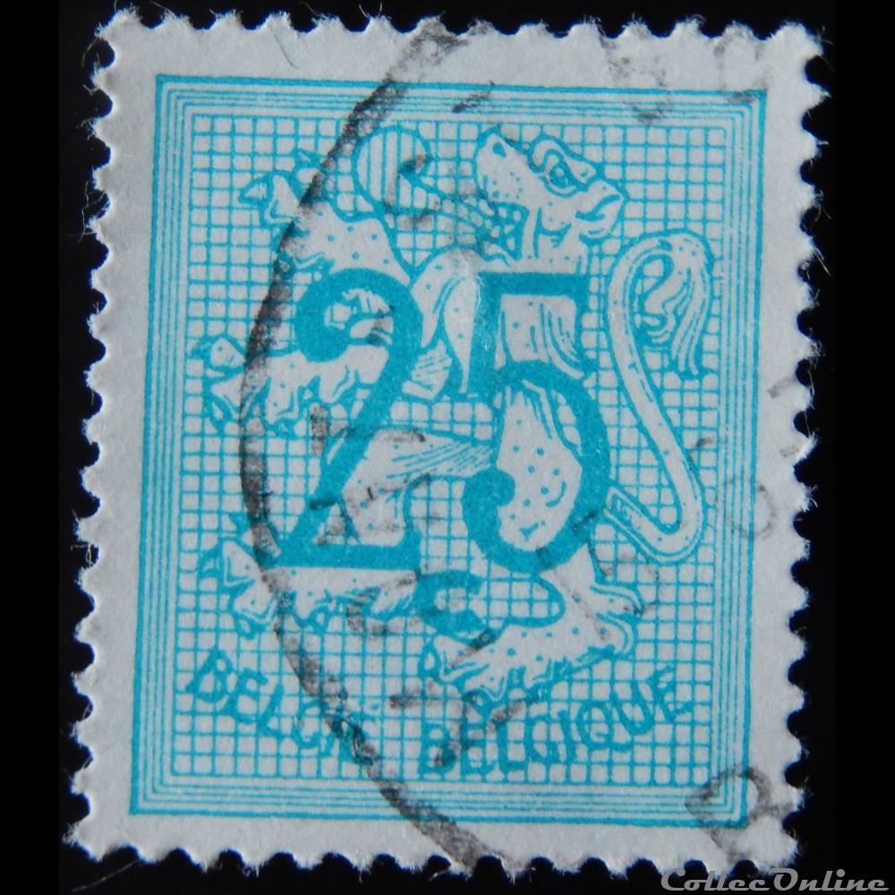 Belgique 01368 lion debout 25c de 1966 timbre europe belgique 01368 lion debout 25c de 1966
