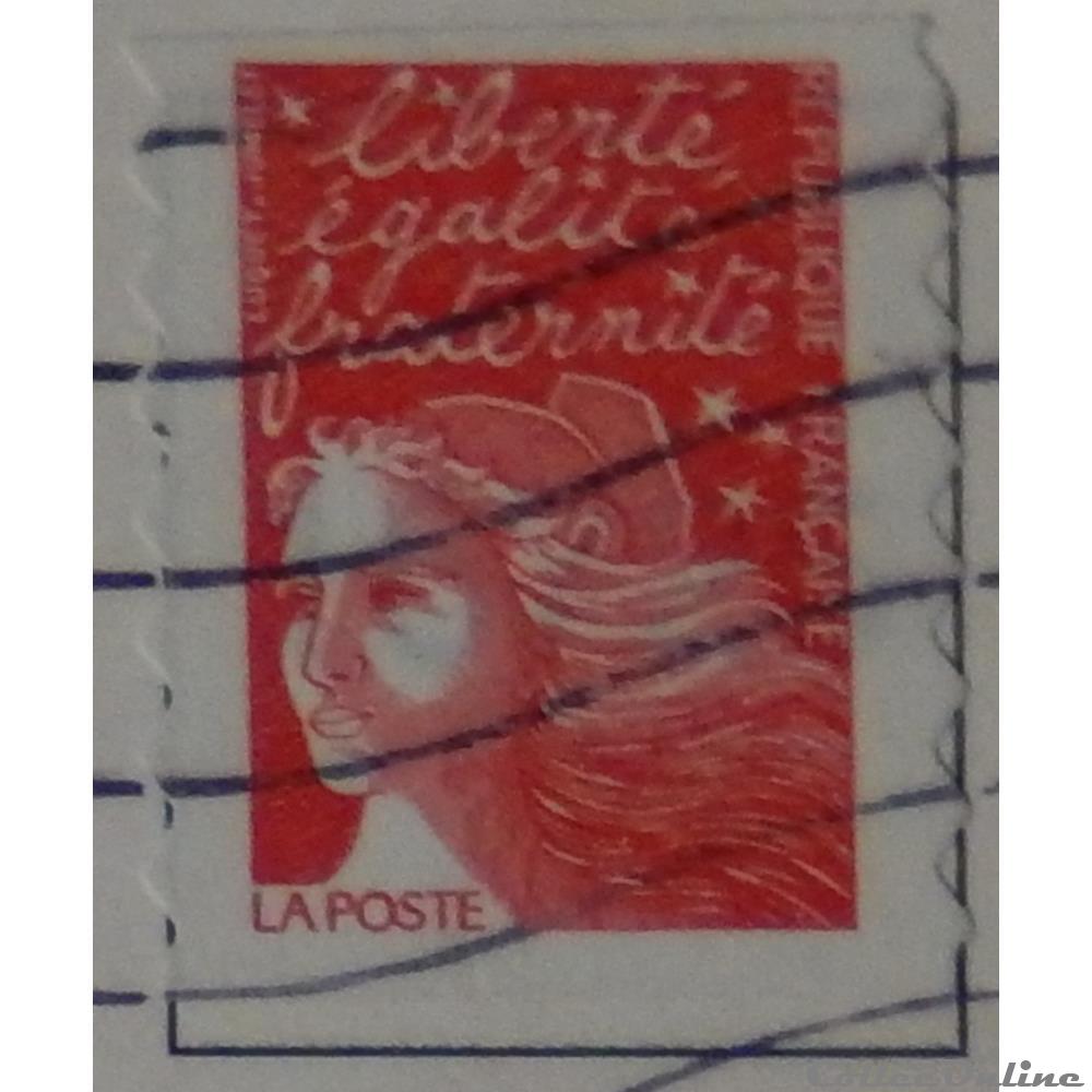 03085 Marianne de Luquet rouge sans valeur de 1997 5 timbre france 03085 marianne de luquet rouge sans valeur de 1997