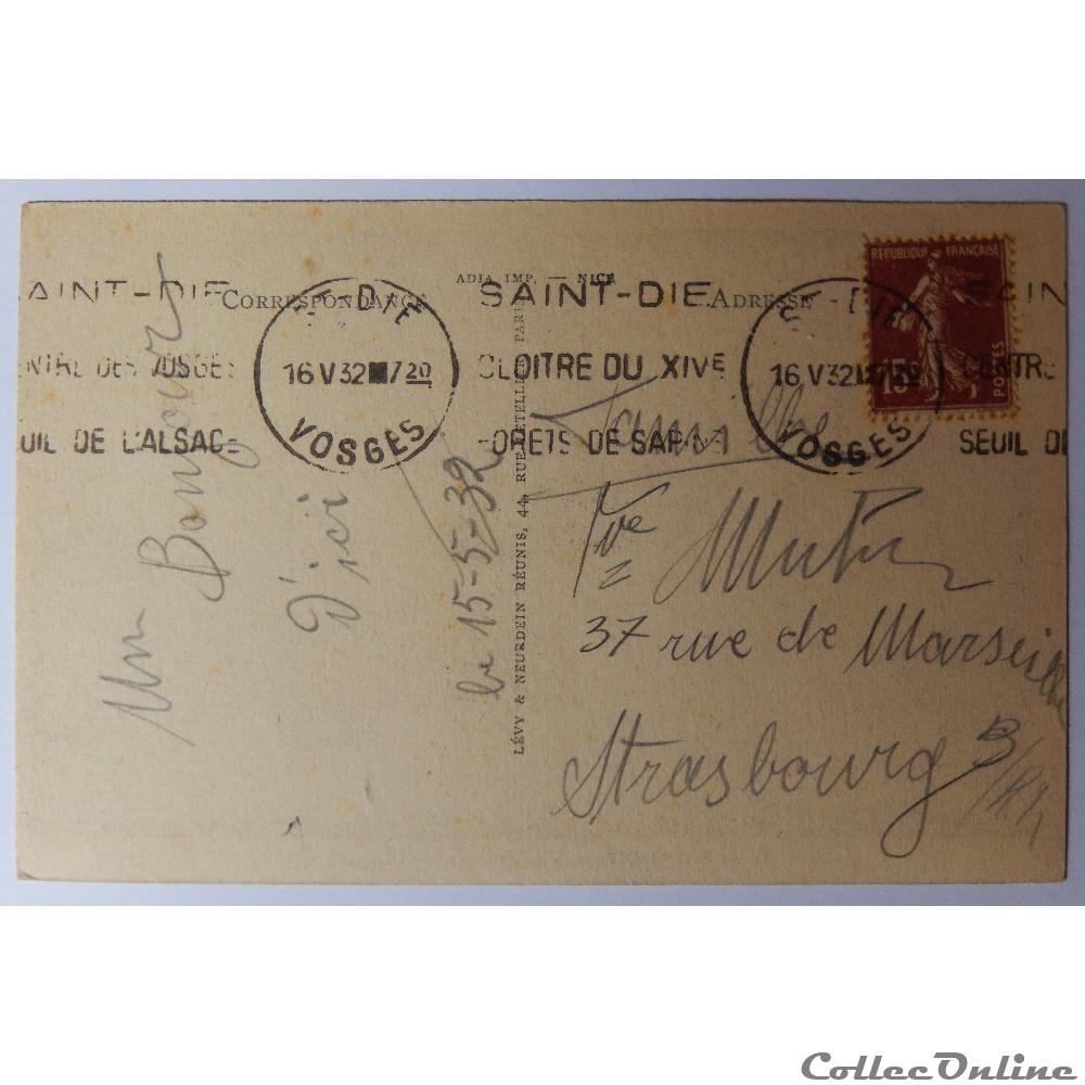 CPA des Vosges, Saint-Dié, vue générale carte postale france lorraine cpa des vosges saint die vue generale