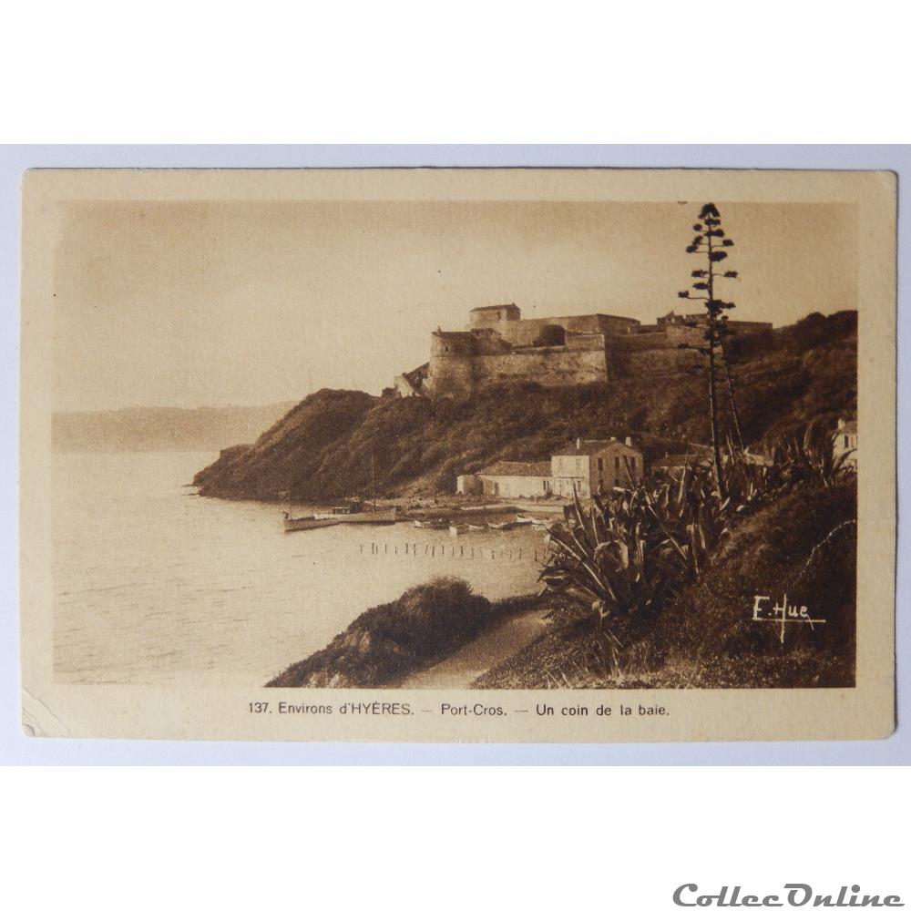 carte postale france provence cote azur cpa du var ile de port cros