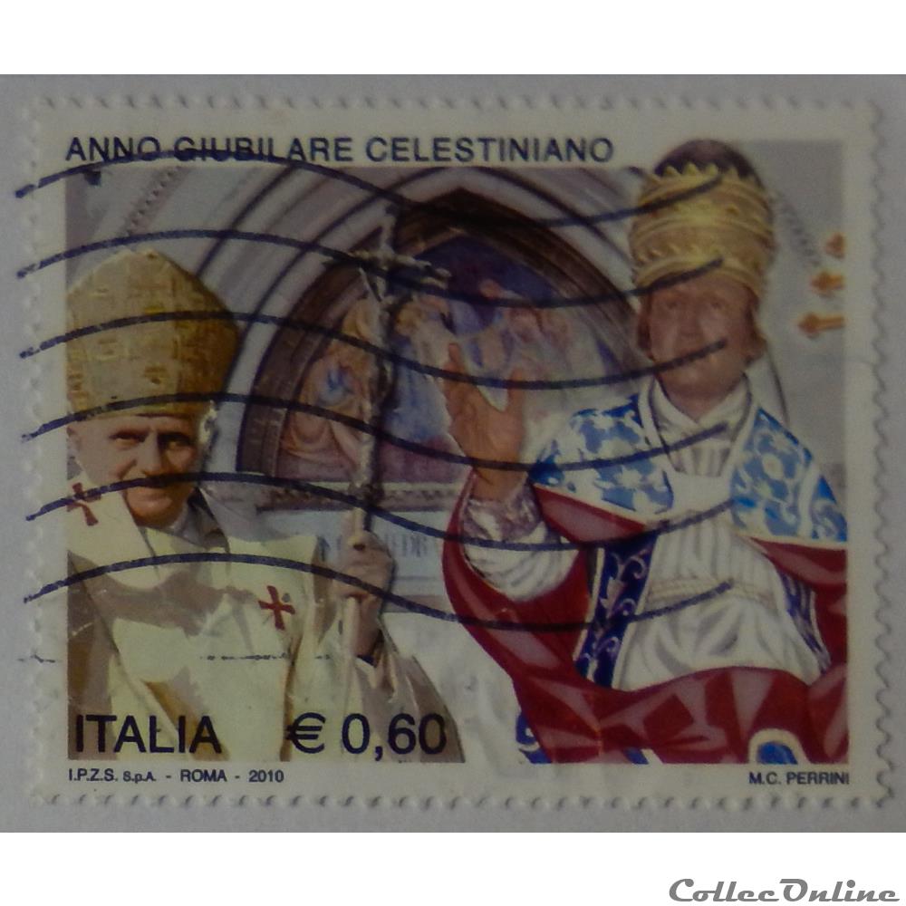 Italie 03155 année du jubilé céleste 0.60€ de 2010 timbre europe italie 03155 annee du jubile celeste 0 60 de 2010