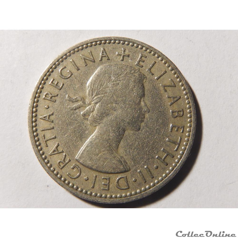 Royaume-Uni, 1 shilling de 1958 2 monnaie monde royaume uni 1 shilling de 1958