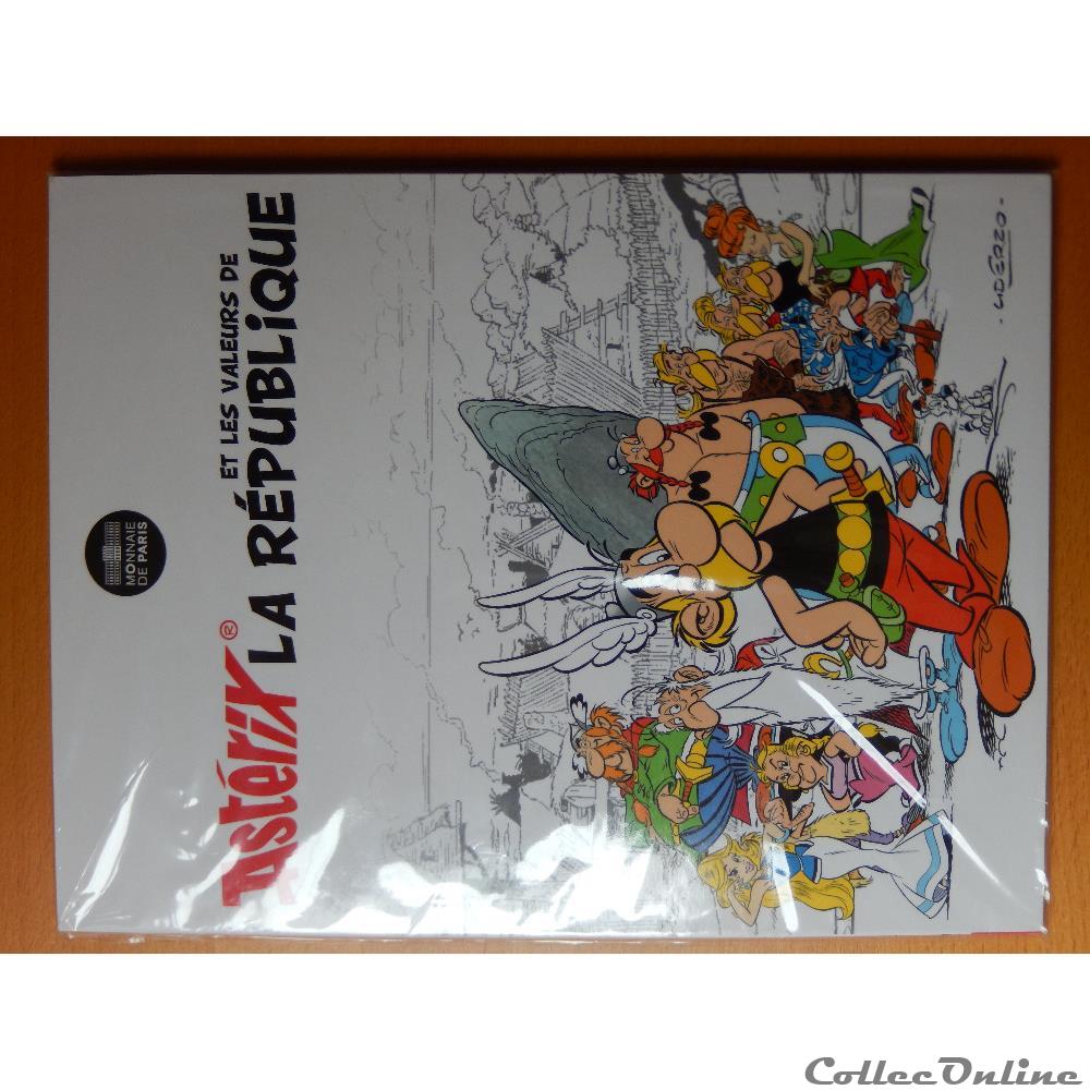 Album "Astérix et les valeurs de la république" monnaie france italie album asterix et les valeurs de la republique