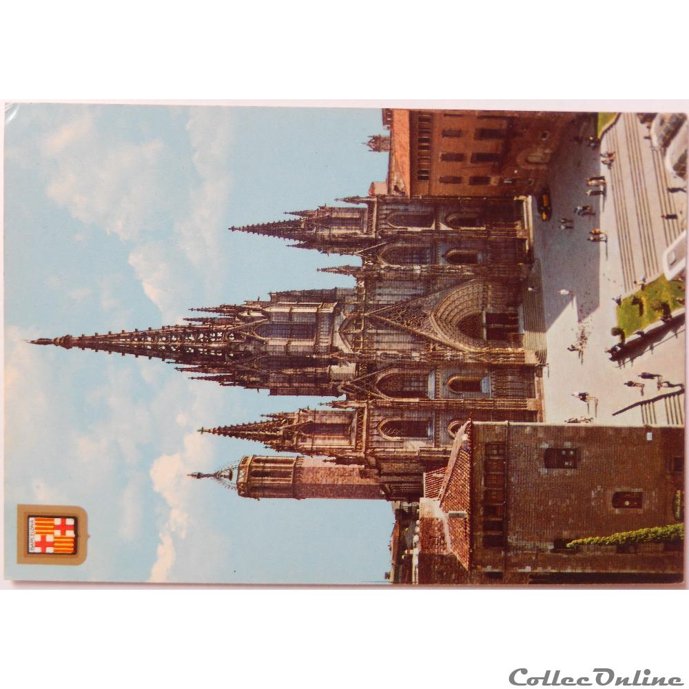 carte postale europe languedoc roussillon cp espagne catalogne barcelone