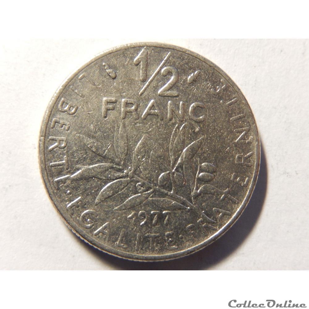 50 centimes Semeuse 1977 monnaie france moderne 50 centimes semeuse 1977