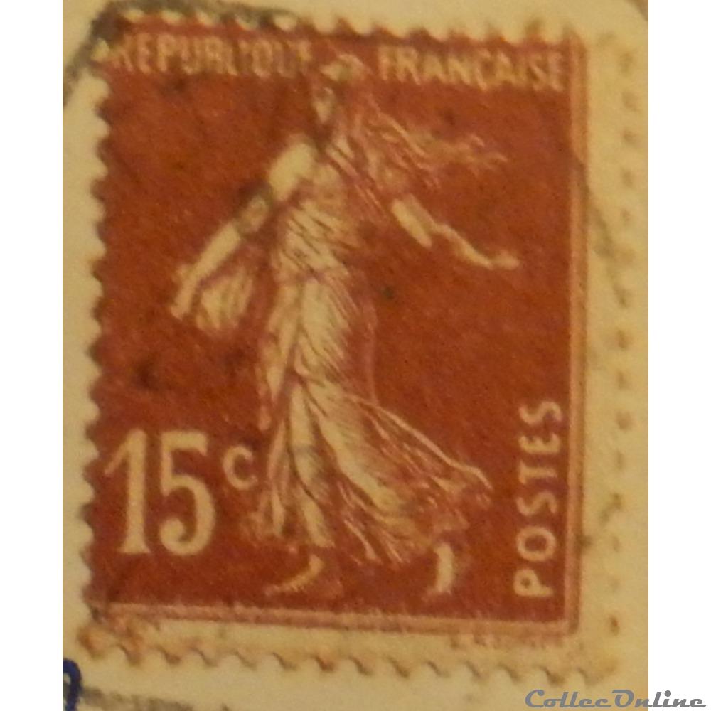 00189 Semeuse camée 2ème série 15c brun-lilas de 1926 2 timbre france 00189 semeuse camee 2eme serie 15c brun lilas de 1926