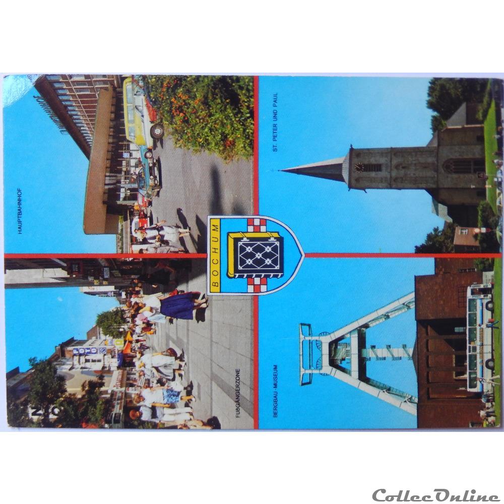 CP d'Allemagne, Rhénanie du Nord-Westphalie, Bochum carte postale europe provence cote azur cp allemagne rhenanie du nord westphalie bochum