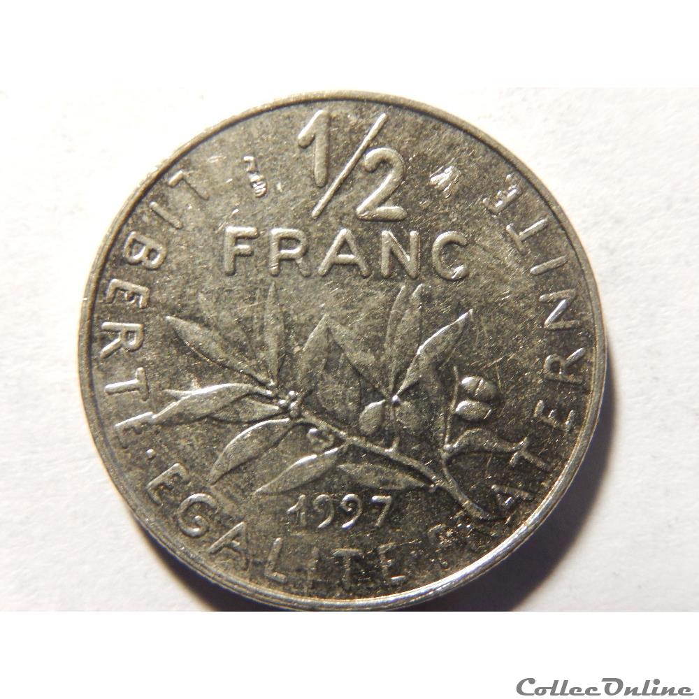 50 centimes Semeuse 1997 monnaie france moderne 50 centimes semeuse 1997