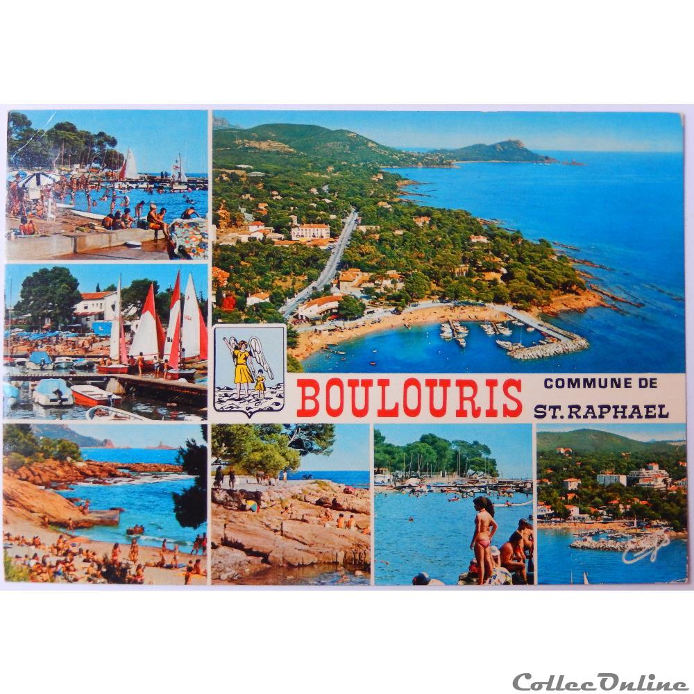 carte postale france provence cote azur cp du var saint raphael boulouris