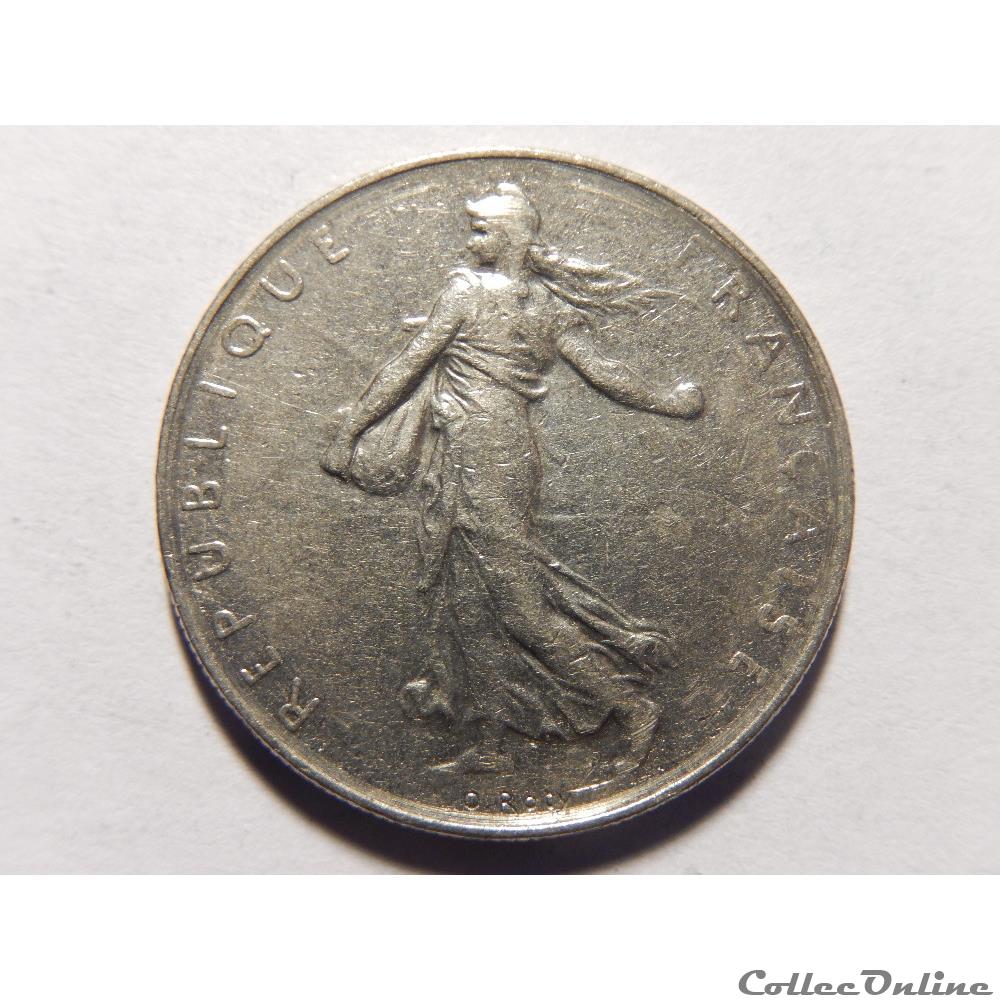 monnaie france moderne 1 franc semeuse 1978
