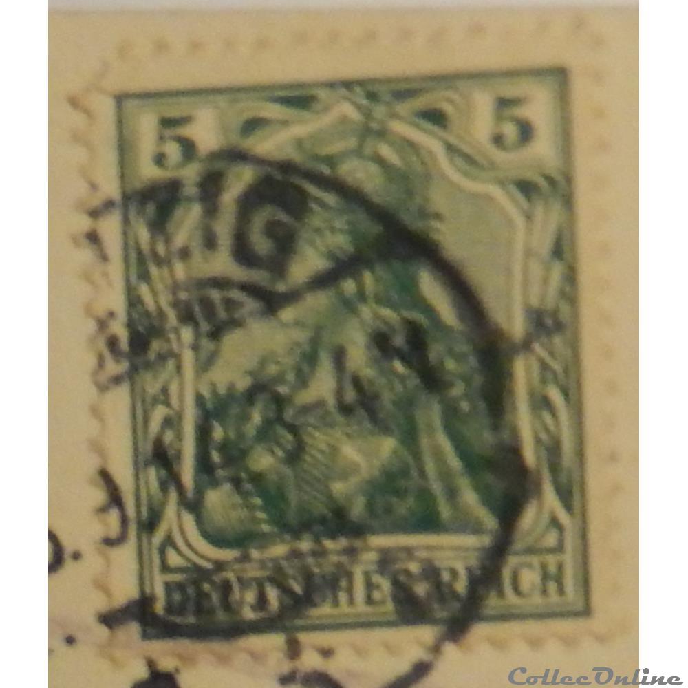 Allemagne Reich 00083 Germania avec la couronne impériale 5pf de 1905 timbre europe allemagne reich 00083 germania avec la couronne imperiale 5pf de 1905